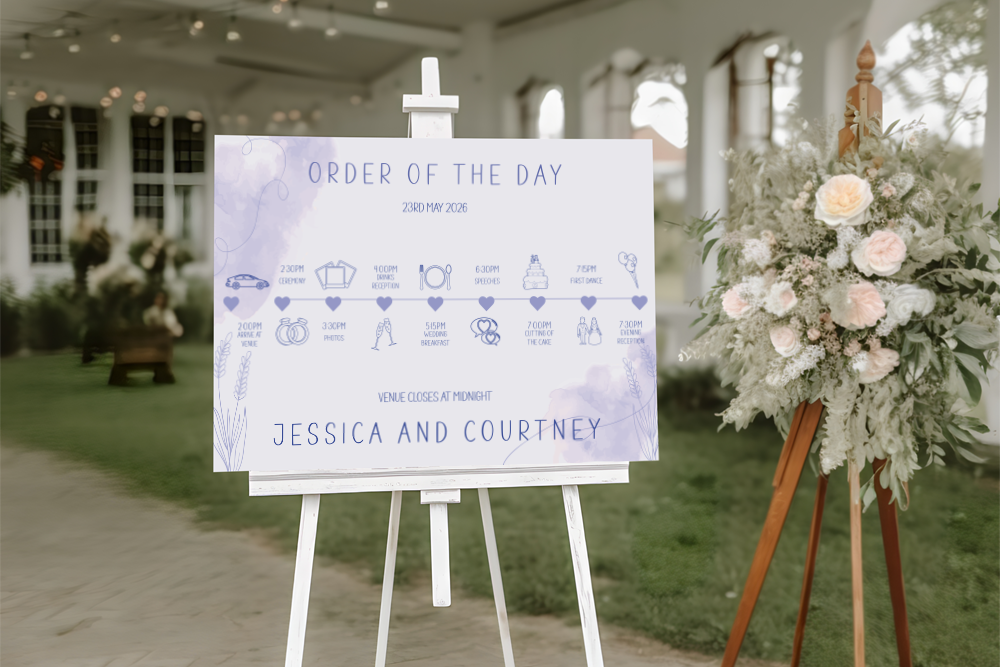 Order of the Day Sign