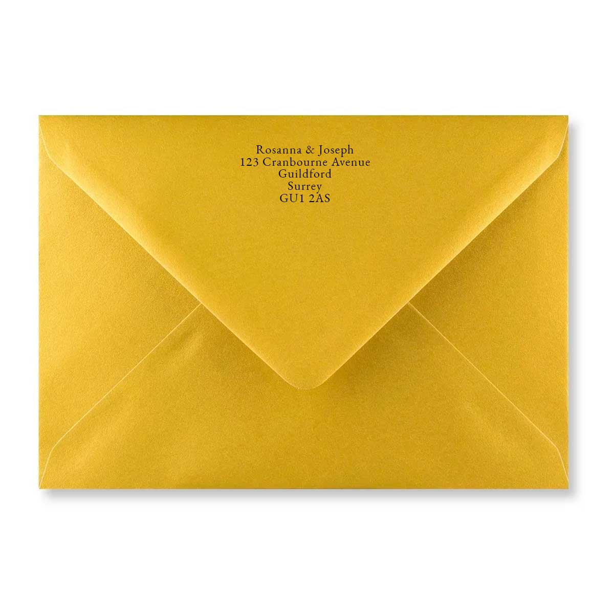 Wedding Envelopes - 5x7 - Gold (Metallic)