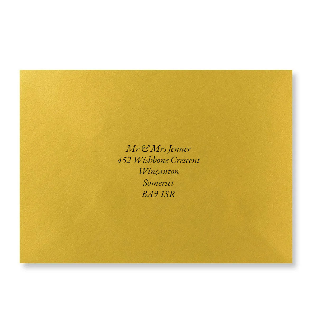 Wedding Envelopes - 5x7 - Gold (Metallic)