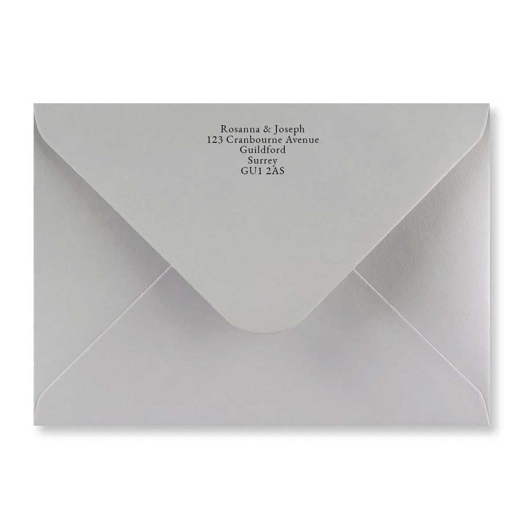 Wedding Envelopes - C6 - Grey