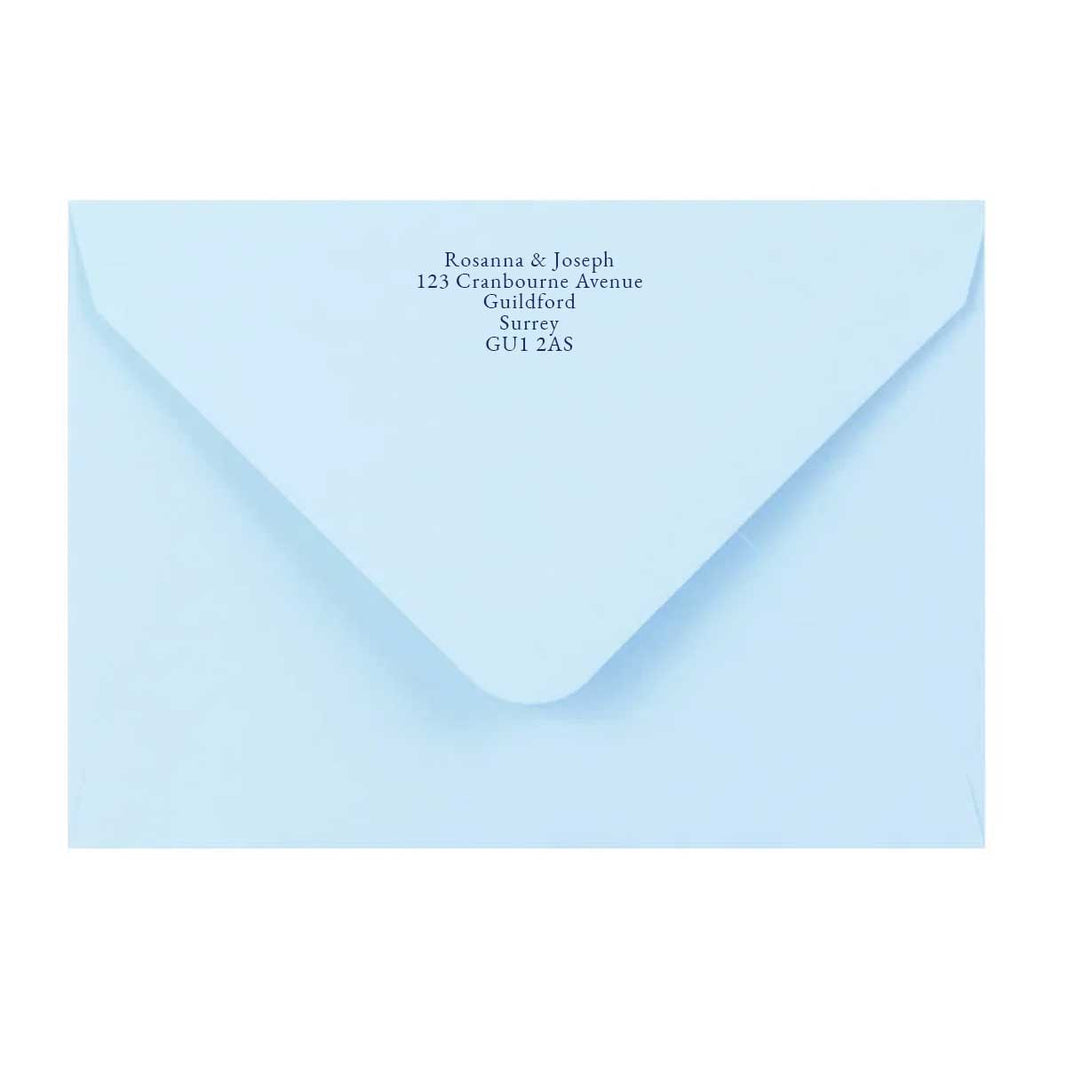 Wedding Envelopes - C6 - Light Blue