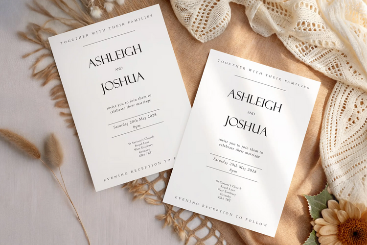 Wedding Invitation Card Luxe