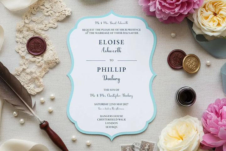 Wedding Invitation Card Regency