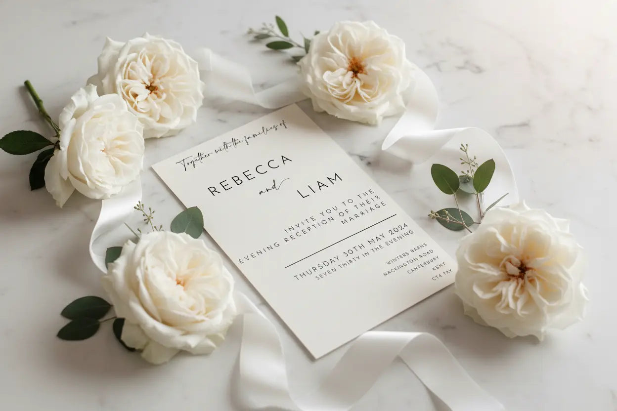Wedding Invitation Card Autograph